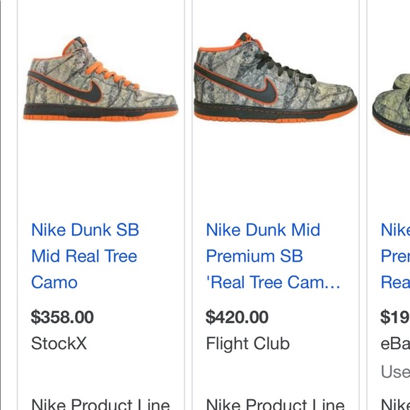 Nike dunk high realtree camo main image 4